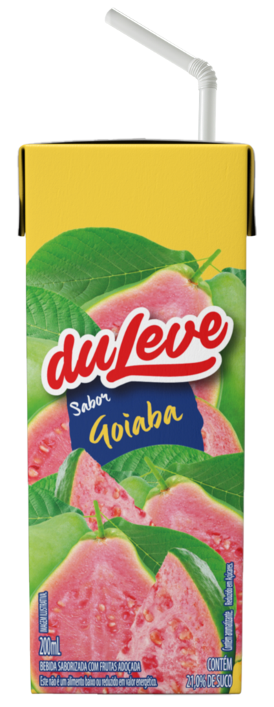 SUCOS 200ML GOIABA COM CANUDO