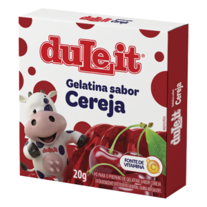 Gelatina Sabor Cereja - 20g