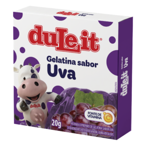 Gelatina Sabor Uva - 20g